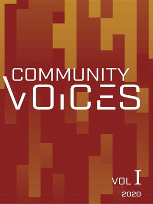 cover image of Volume I 2020: Community Voices, #1